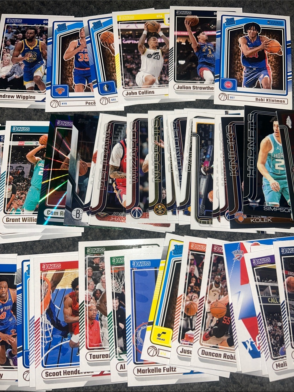 60 Topps and Donruss Basketball Trading Cards